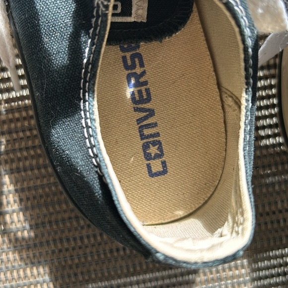 Converse Classic Unisex Black Beige Canvas Shoes - Picture 2 of 7